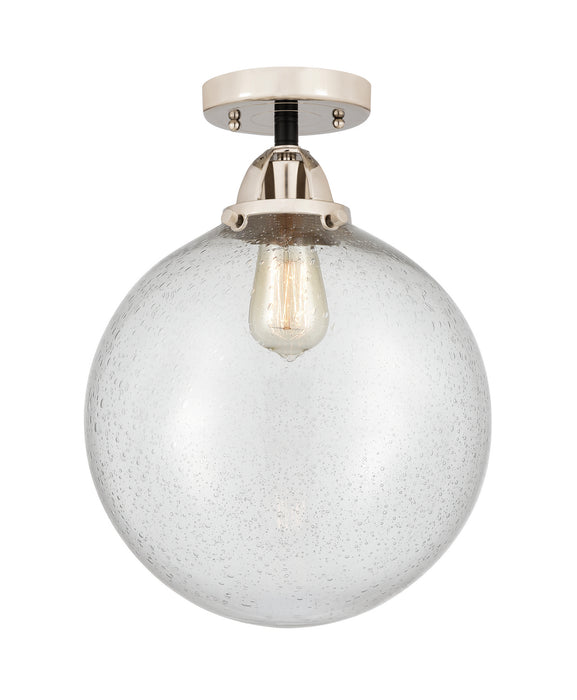 Innovations 288-1C-BPN-G204-12 One Light Semi-Flush Mount, Black Polished Nickel
