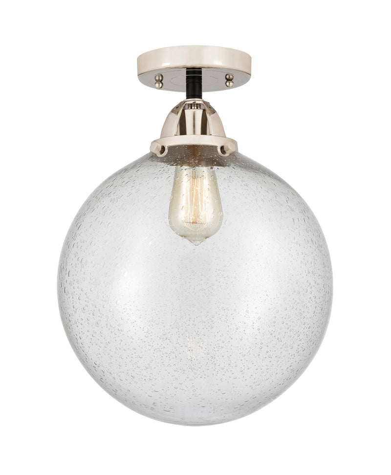 Innovations 288-1C-BPN-G204-12-LED LED Semi-Flush Mount, Black Polished Nickel