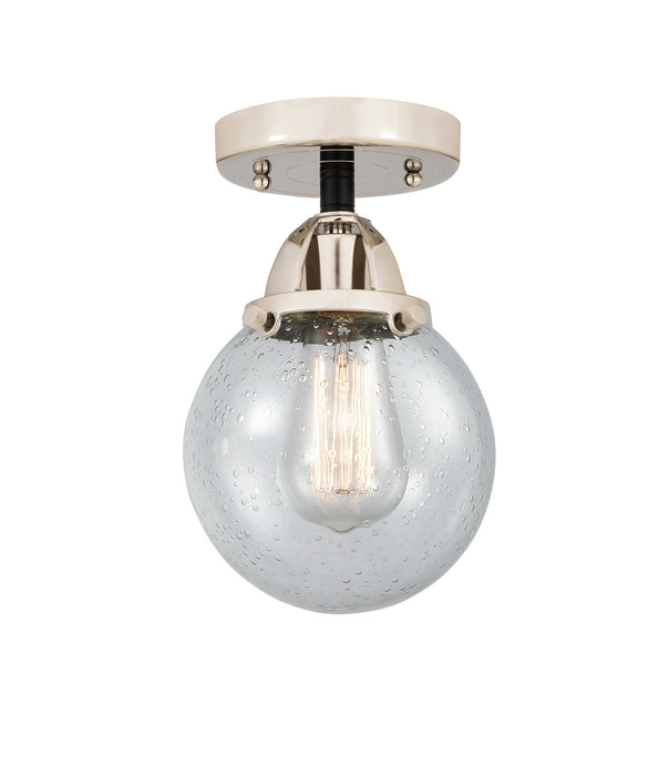 Innovations 288-1C-BPN-G204-6 One Light Semi-Flush Mount, Black Polished Nickel