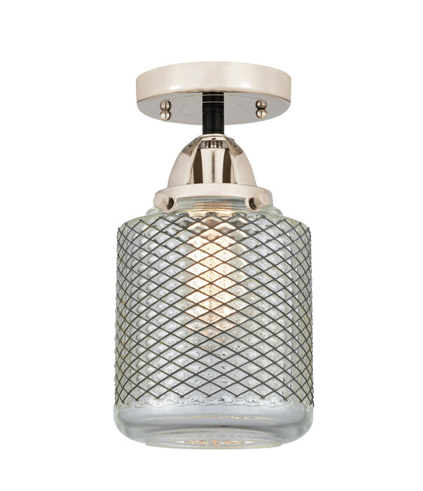 Innovations 288-1C-BPN-G262 One Light Semi-Flush Mount, Black Polished Nickel
