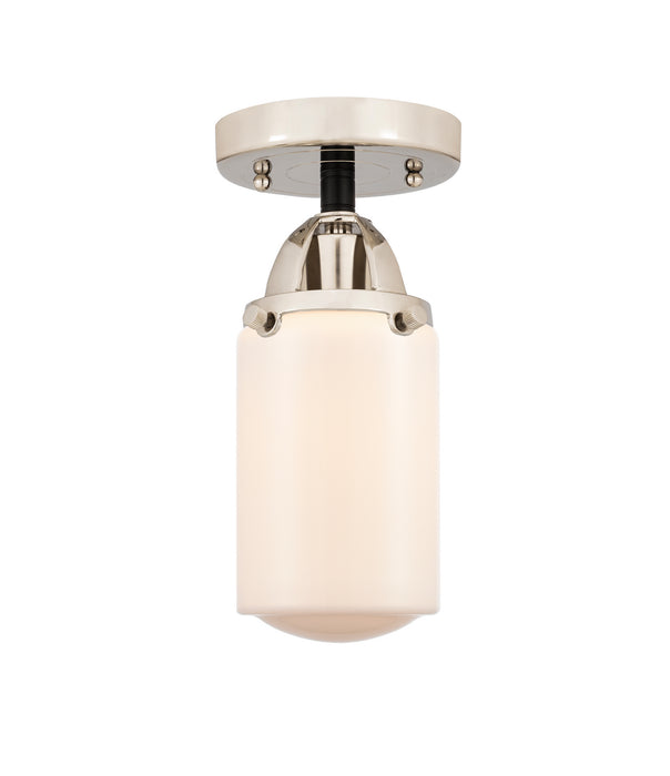 Innovations 288-1C-BPN-G311 One Light Semi-Flush Mount, Black Polished Nickel