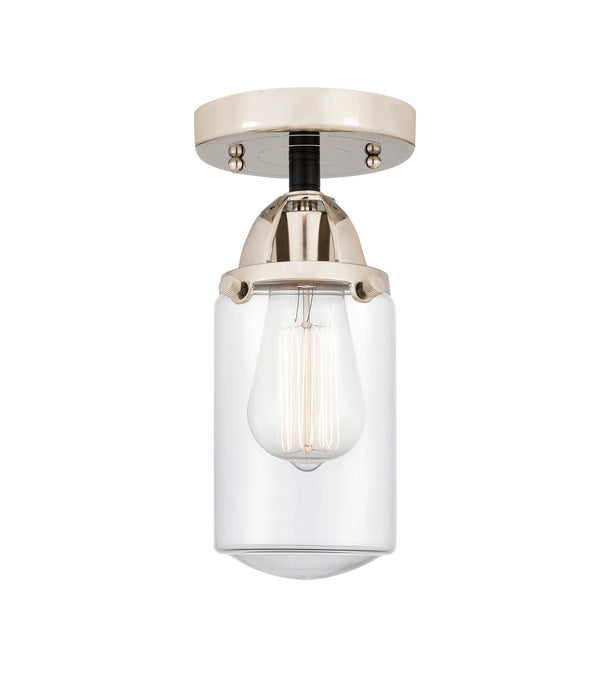Innovations 288-1C-BPN-G312-LED LED Semi-Flush Mount, Black Polished Nickel