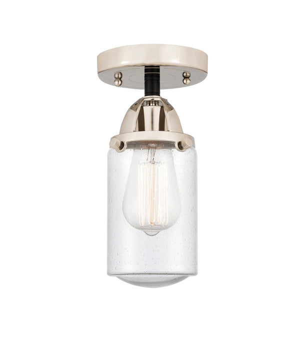 Innovations 288-1C-BPN-G314 One Light Semi-Flush Mount, Black Polished Nickel