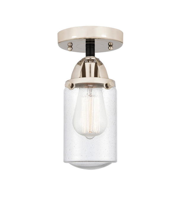 Innovations 288-1C-BPN-G314-LED LED Semi-Flush Mount, Black Polished Nickel