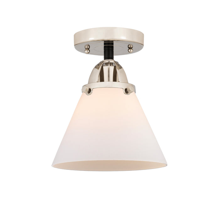 Innovations 288-1C-BPN-G41 One Light Semi-Flush Mount, Black Polished Nickel