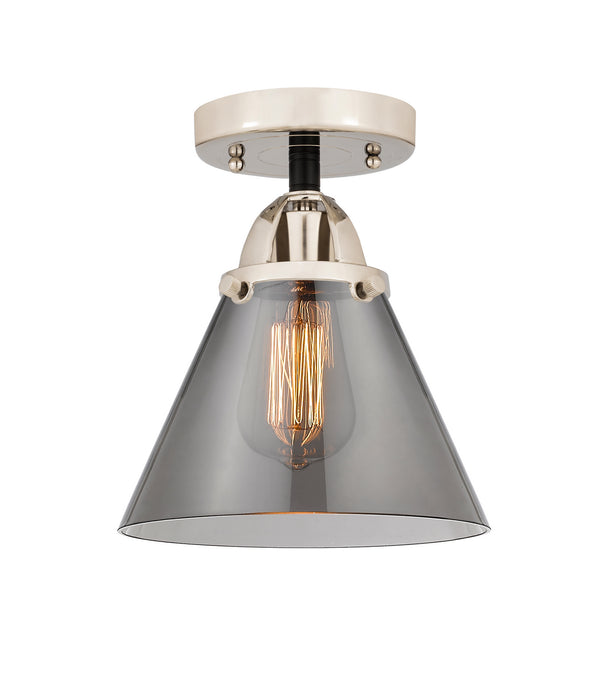 Innovations 288-1C-BPN-G43 One Light Semi-Flush Mount, Black Polished Nickel