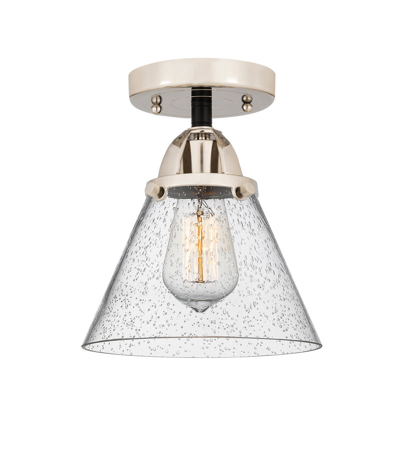 Innovations 288-1C-BPN-G44 One Light Semi-Flush Mount, Black Polished Nickel