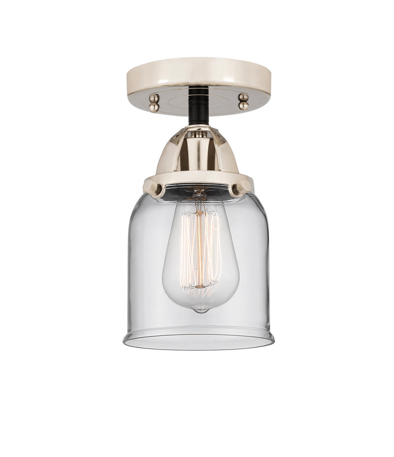 Innovations 288-1C-BPN-G52 One Light Semi-Flush Mount, Black Polished Nickel