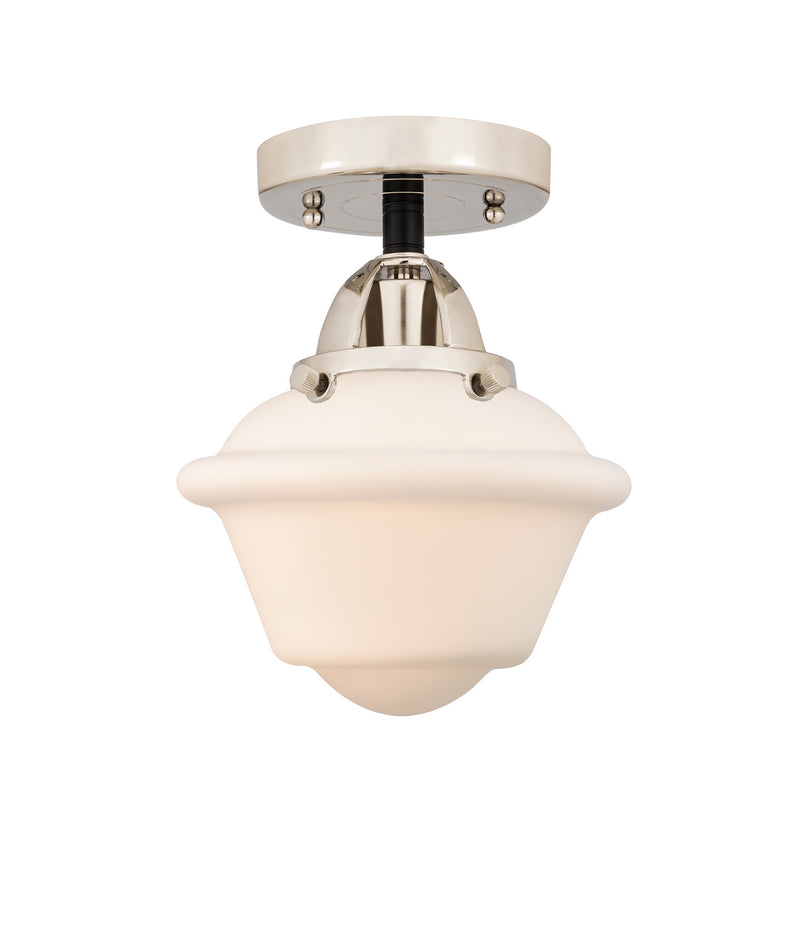 Innovations 288-1C-BPN-G531 One Light Semi-Flush Mount, Black Polished Nickel