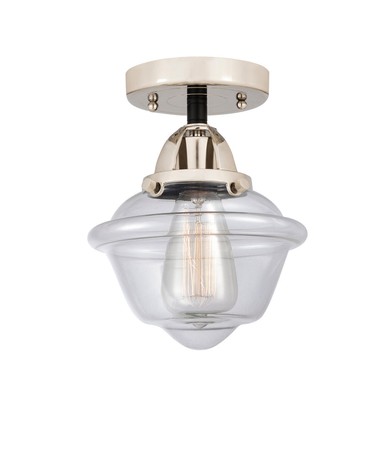 Innovations 288-1C-BPN-G532 One Light Semi-Flush Mount, Black Polished Nickel