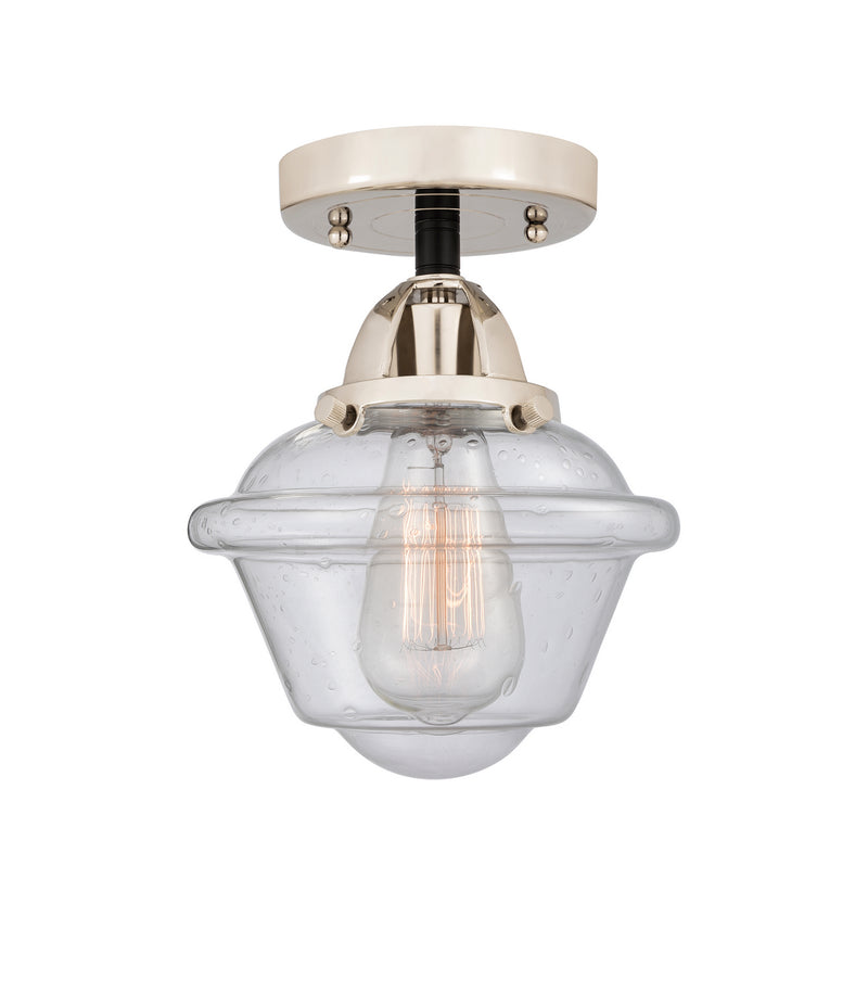 Innovations 288-1C-BPN-G534 One Light Semi-Flush Mount, Black Polished Nickel