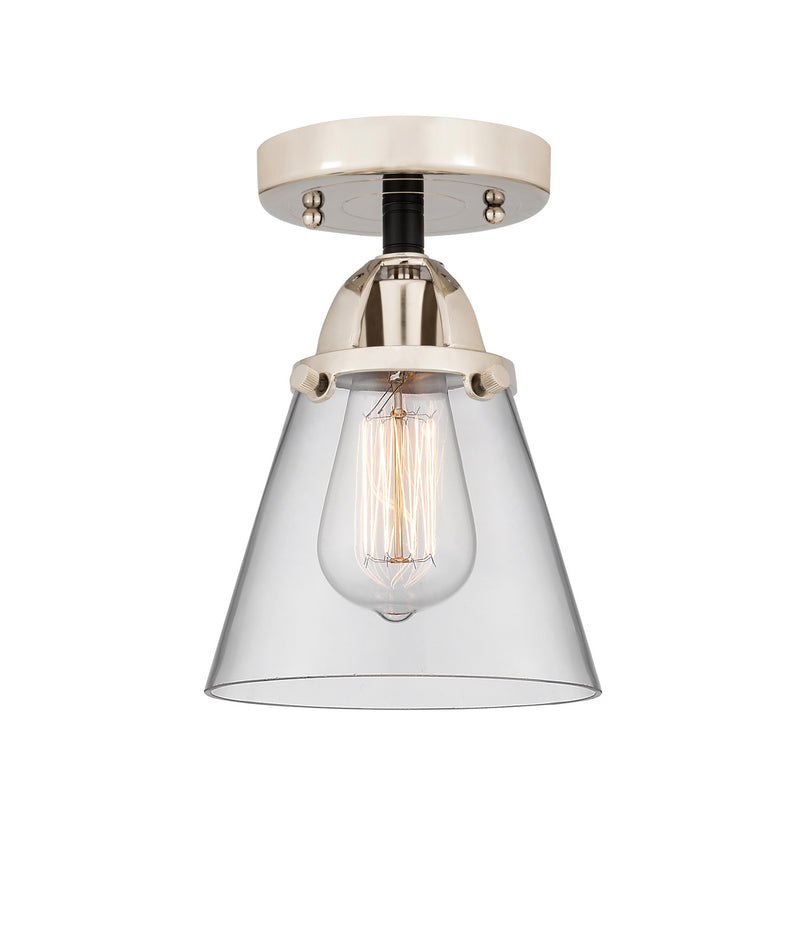 Innovations 288-1C-BPN-G62 One Light Semi-Flush Mount, Black Polished Nickel