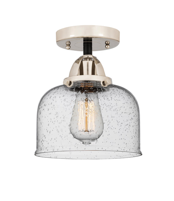 Innovations 288-1C-BPN-G74 One Light Semi-Flush Mount, Black Polished Nickel