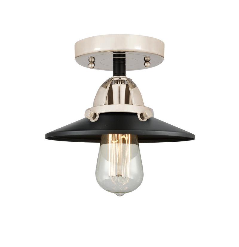 Innovations 288-1C-BPN-M6-BK-LED LED Semi-Flush Mount, Black Polished Nickel