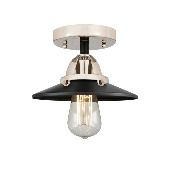 Innovations 288-1C-BPN-M6-BK-LED LED Semi-Flush Mount, Black Polished Nickel