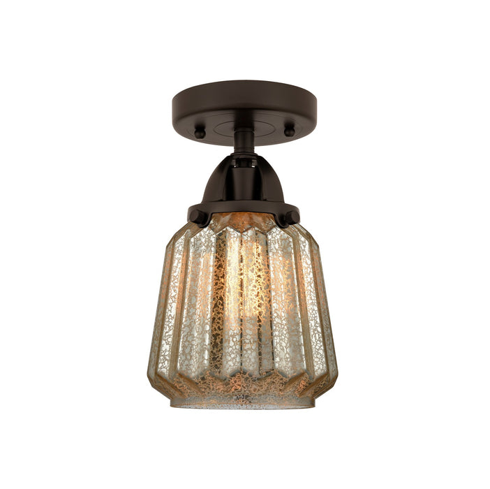 Innovations 288-1C-OB-G146-LED LED Semi-Flush Mount, Oil Rubbed Bronze
