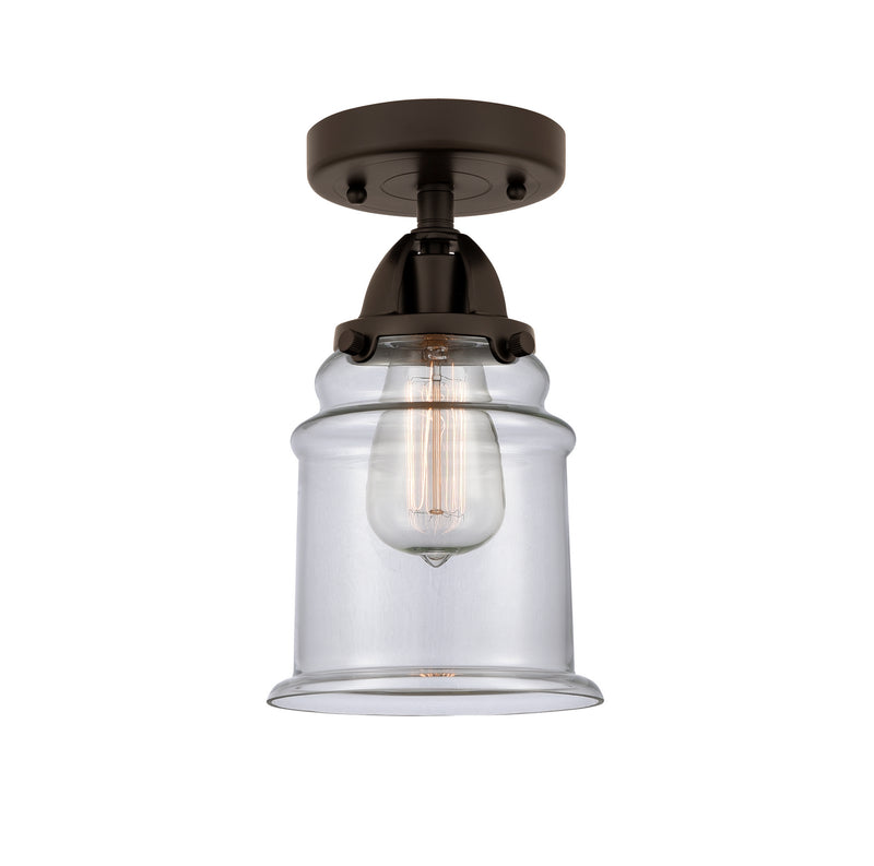 Innovations 288-1C-OB-G182 One Light Semi-Flush Mount, Oil Rubbed Bronze