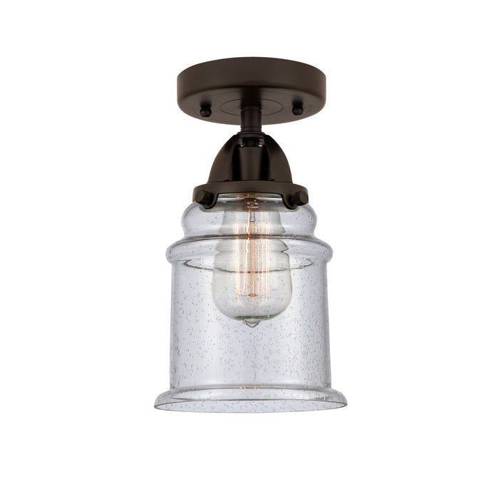 Innovations 288-1C-OB-G184 One Light Semi-Flush Mount, Oil Rubbed Bronze