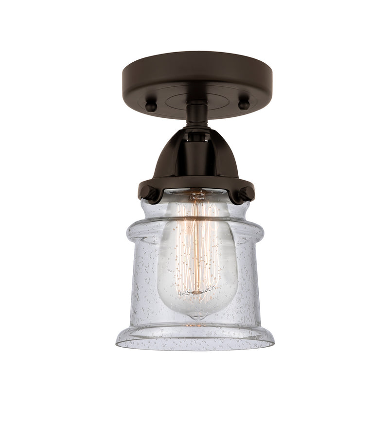 Innovations 288-1C-OB-G184S One Light Semi-Flush Mount, Oil Rubbed Bronze