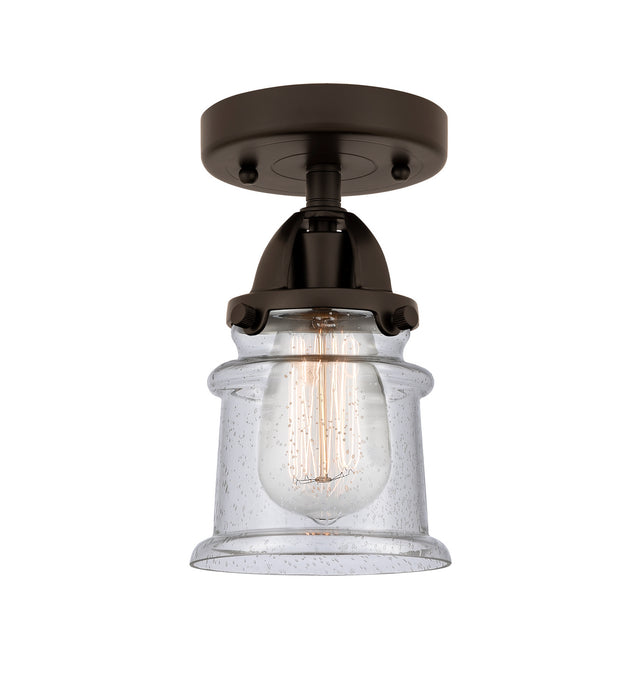 Innovations 288-1C-OB-G184S One Light Semi-Flush Mount, Oil Rubbed Bronze