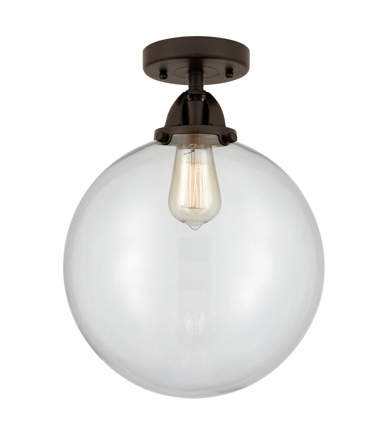 Innovations 288-1C-OB-G202-12 One Light Semi-Flush Mount, Oil Rubbed Bronze