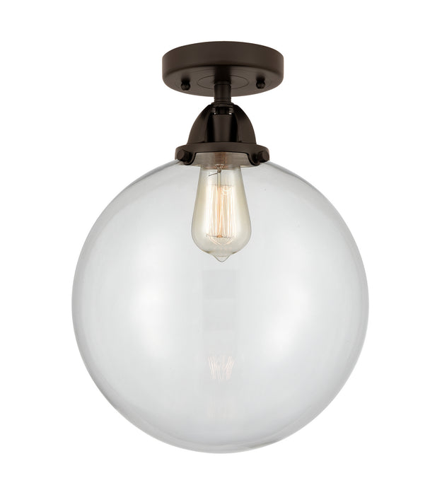 Innovations 288-1C-OB-G202-12 One Light Semi-Flush Mount, Oil Rubbed Bronze