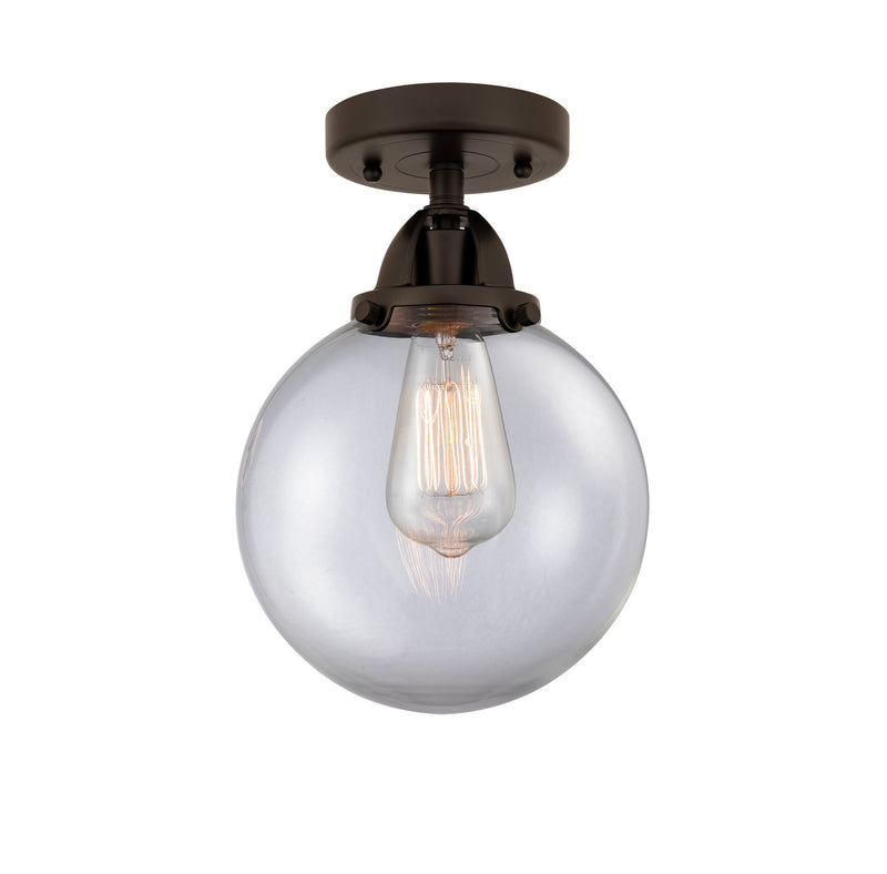 Innovations 288-1C-OB-G202-8 One Light Semi-Flush Mount, Oil Rubbed Bronze