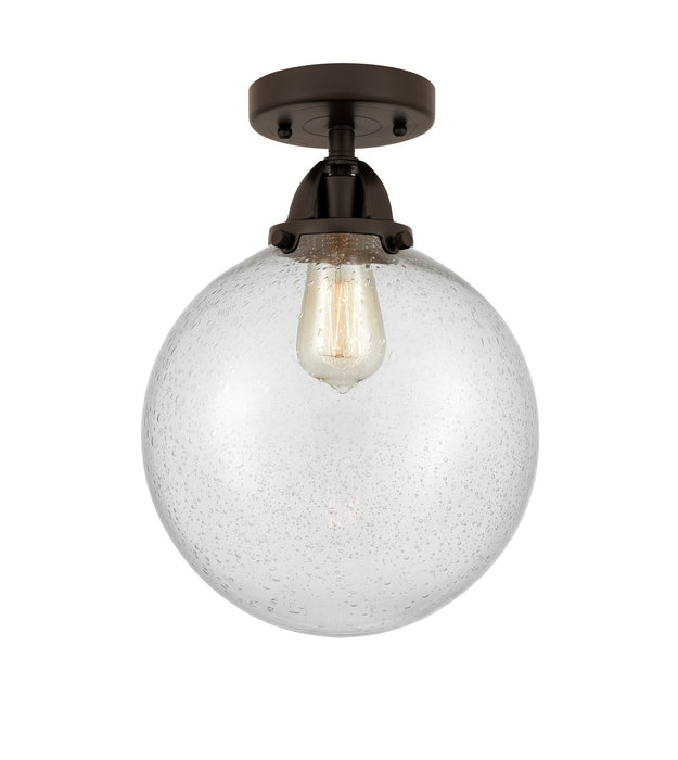 Innovations 288-1C-OB-G204-10-LED LED Semi-Flush Mount, Oil Rubbed Bronze