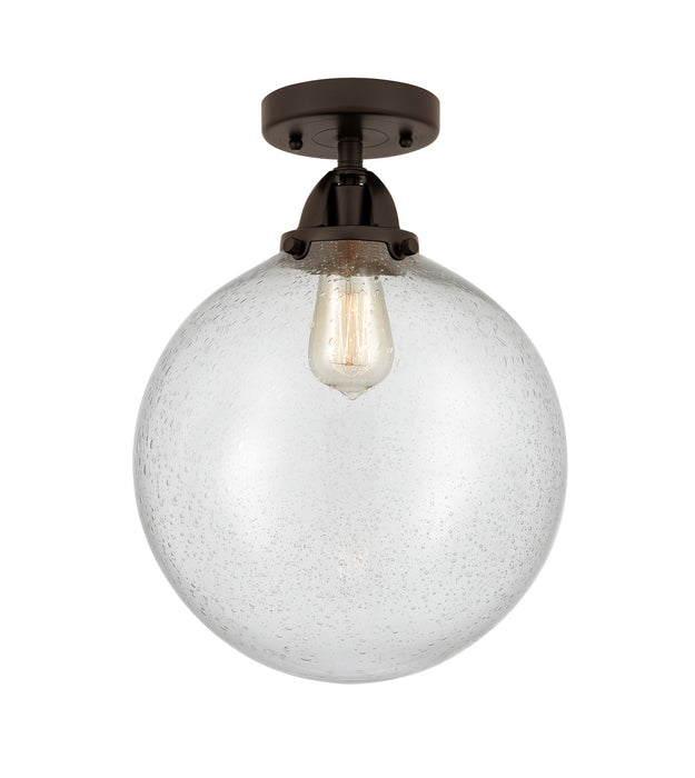 Innovations 288-1C-OB-G204-12 One Light Semi-Flush Mount, Oil Rubbed Bronze