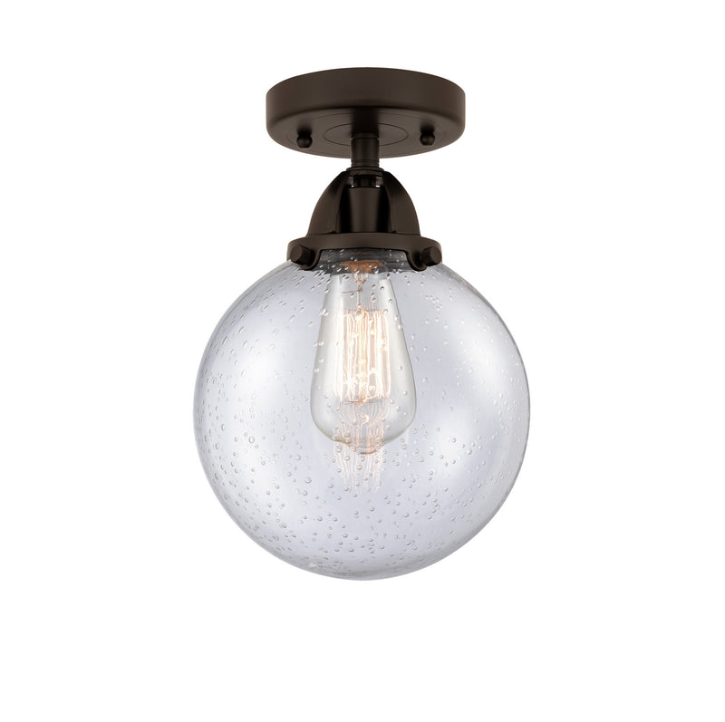 Innovations 288-1C-OB-G204-8 One Light Semi-Flush Mount, Oil Rubbed Bronze
