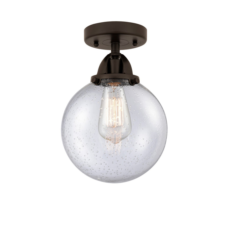 Innovations 288-1C-OB-G204-8-LED LED Semi-Flush Mount, Oil Rubbed Bronze