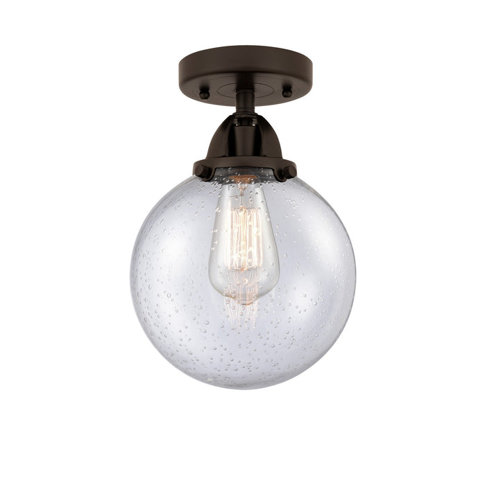 Innovations 288-1C-OB-G204-8-LED LED Semi-Flush Mount, Oil Rubbed Bronze