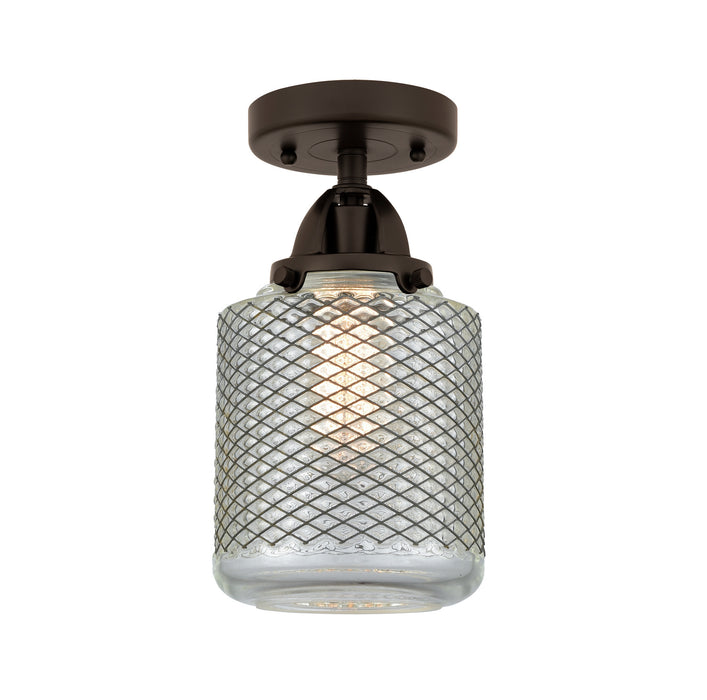 Innovations 288-1C-OB-G262 One Light Semi-Flush Mount, Oil Rubbed Bronze