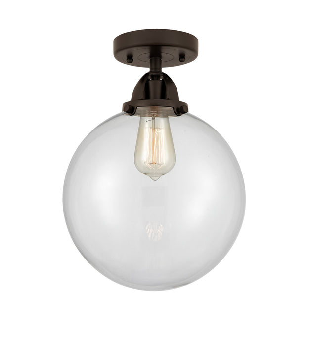 Innovations 288-1C-OB-G202-10-LED LED Semi-Flush Mount, Oil Rubbed Bronze