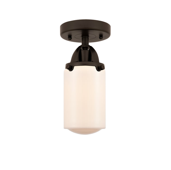 Innovations 288-1C-OB-G311 One Light Semi-Flush Mount, Oil Rubbed Bronze