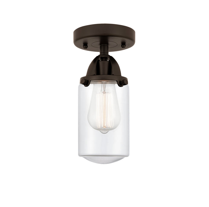 Innovations 288-1C-OB-G312 One Light Semi-Flush Mount, Oil Rubbed Bronze