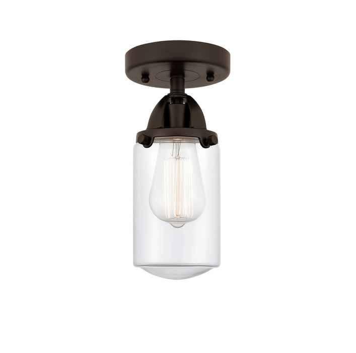 Innovations 288-1C-OB-G312-LED LED Semi-Flush Mount, Oil Rubbed Bronze