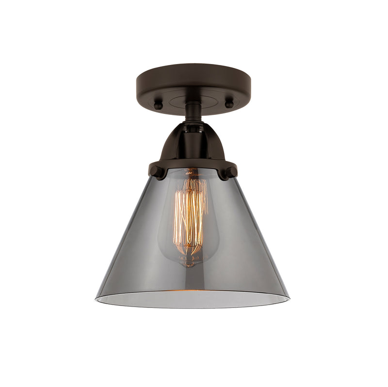 Innovations 288-1C-OB-G43 One Light Semi-Flush Mount, Oil Rubbed Bronze