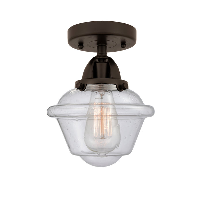 Innovations 288-1C-OB-G534 One Light Semi-Flush Mount, Oil Rubbed Bronze