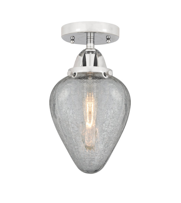 Innovations 288-1C-PC-G165 One Light Semi-Flush Mount, Polished Chrome