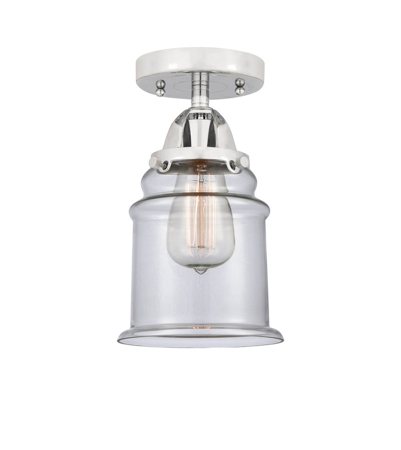 Innovations 288-1C-PC-G182 One Light Semi-Flush Mount, Polished Chrome