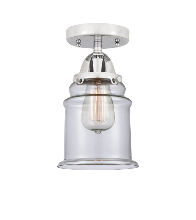 Innovations 288-1C-PC-G182 One Light Semi-Flush Mount, Polished Chrome