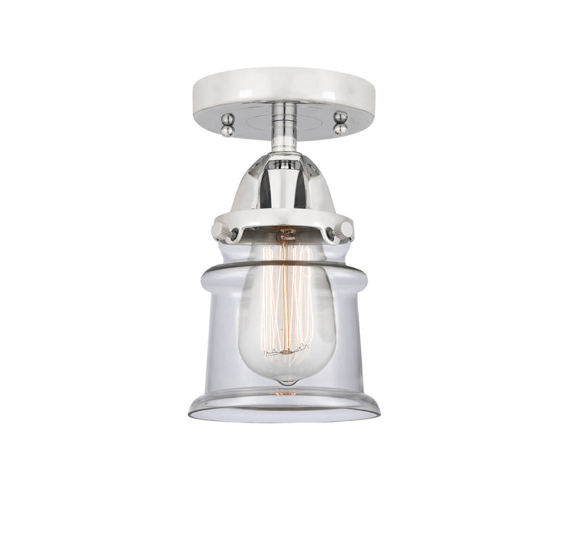 Innovations 288-1C-PC-G182S One Light Semi-Flush Mount, Polished Chrome