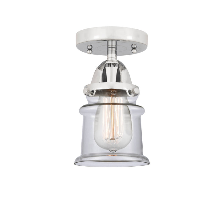 Innovations 288-1C-PC-G182S One Light Semi-Flush Mount, Polished Chrome