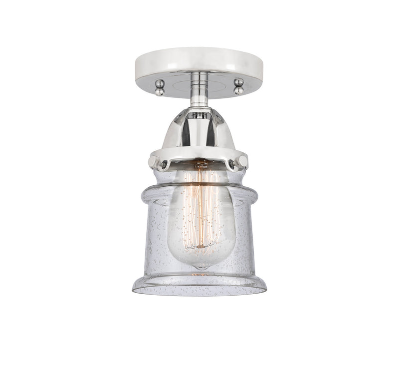 Innovations 288-1C-PC-G184S One Light Semi-Flush Mount, Polished Chrome