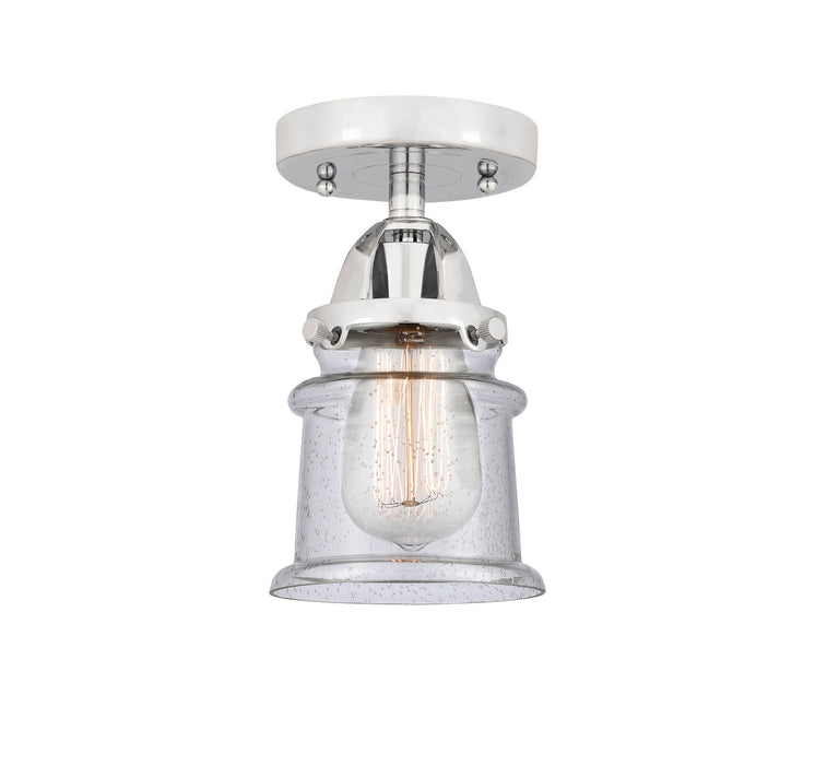Innovations 288-1C-PC-G184S One Light Semi-Flush Mount, Polished Chrome