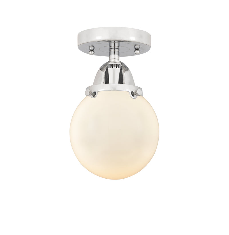 Innovations 288-1C-PC-G201-6 One Light Semi-Flush Mount, Polished Chrome