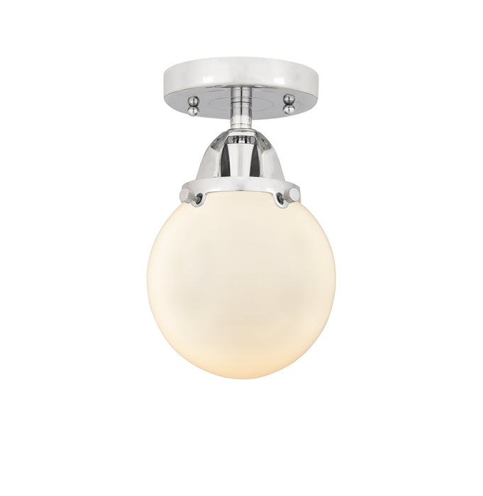 Innovations 288-1C-PC-G201-6 One Light Semi-Flush Mount, Polished Chrome