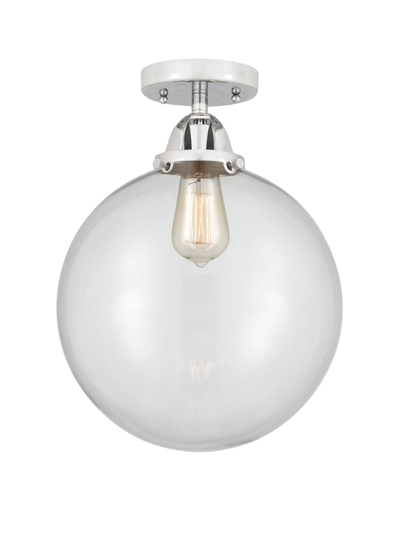 Innovations 288-1C-PC-G202-12 One Light Semi-Flush Mount, Polished Chrome