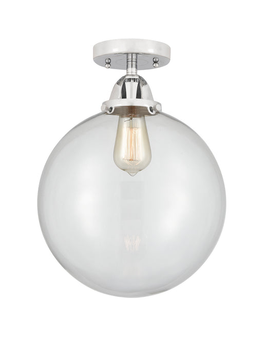 Innovations 288-1C-PC-G202-12 One Light Semi-Flush Mount, Polished Chrome